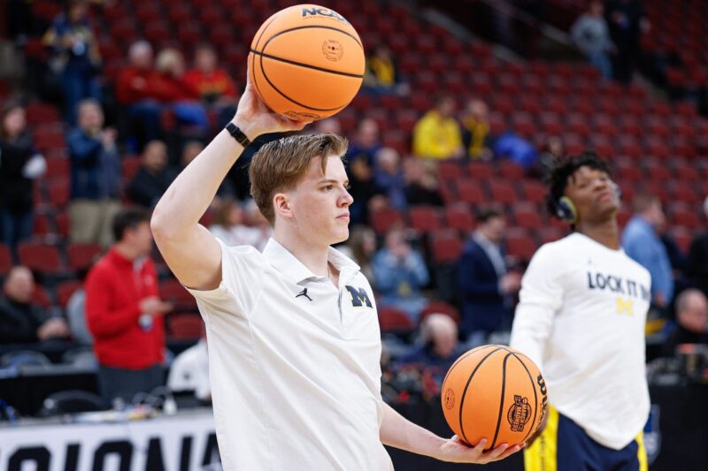 At Michigan, Dusty May’s son is the student manager his dad once was